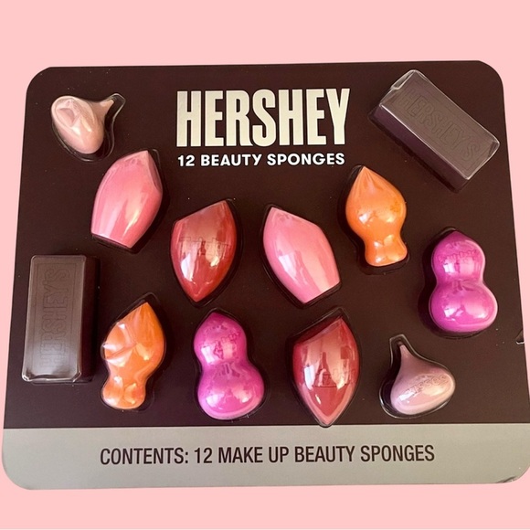 Hershey Beauty Sponge Blender 12pc Set - NEW IN PACKAGE - Picture 1 of 2